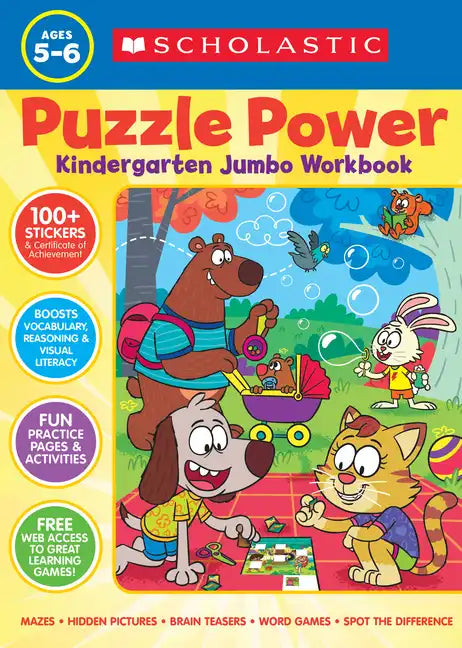 Puzzle Power Kindergarten Jumbo Workbook - Paperback