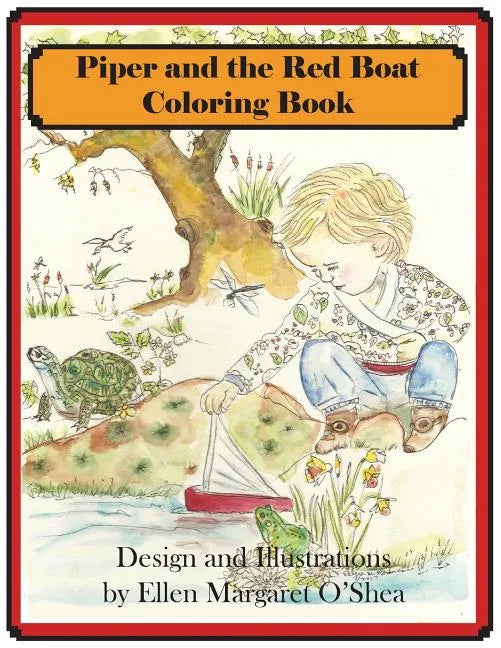 Piper and the Red Boat Coloring book - Paperback