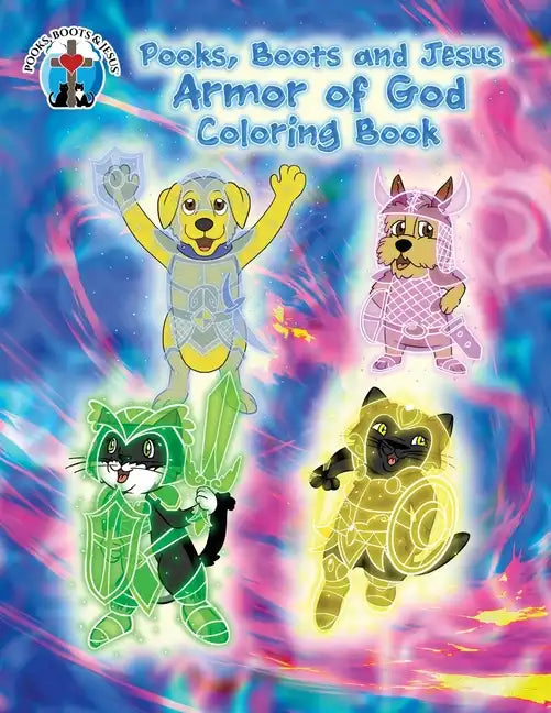 Pooks, Boots and Jesus Armor of God Coloring Book - Paperback