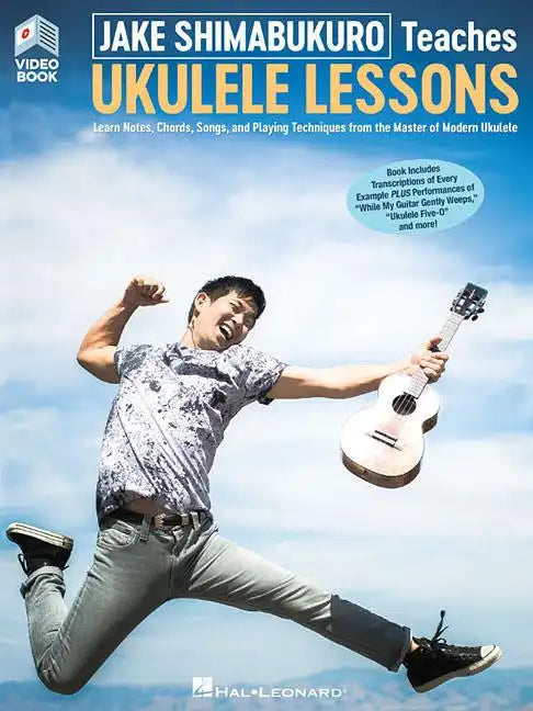 Jake Shimabukuro Teaches Ukulele Lessons Book/Online Media - Paperback
