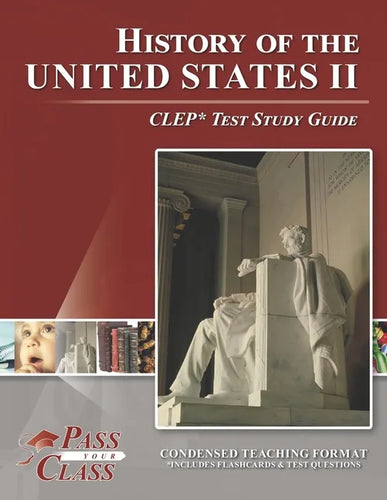 History of the United States II CLEP Test Study Guide - Paperback