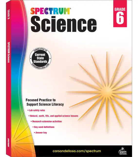Spectrum Science, Grade 6: Volume 58 - Paperback