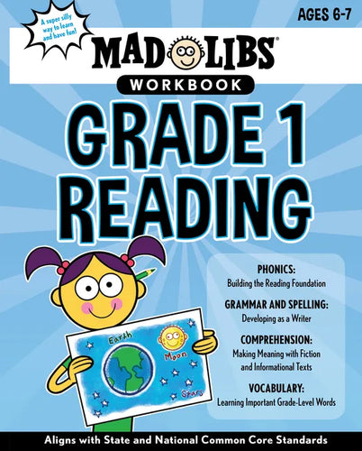 Mad Libs Workbook: Grade 1 Reading: Aligns with State and National Common Core Standards - Paperback