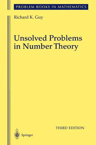 Unsolved Problems in Number Theory - Paperback