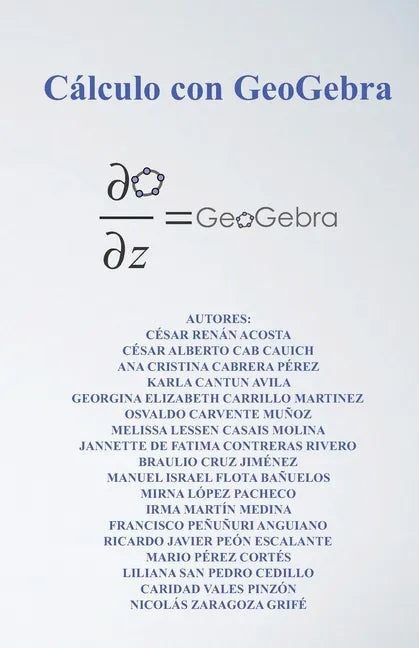 Cálculo con Geogebra - Paperback