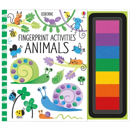 Fingerprint Activities Animals - Spiral
