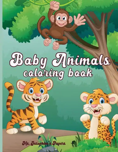 Baby Animals Coloring Book - Paperback