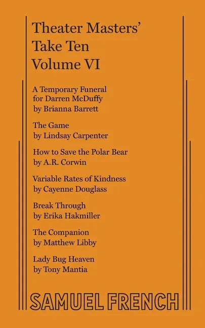 Theater Masters' Take Ten, Vol. VI - Paperback