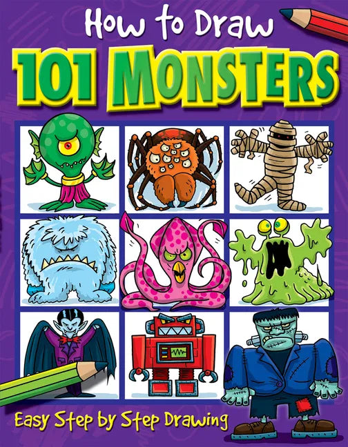How to Draw 101 Monsters - Paperback