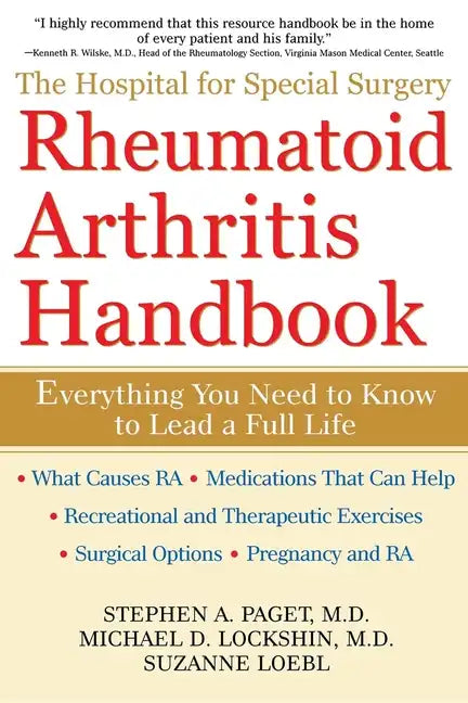 The Hospital for Special Surgery Rheumatoid Arthritis Handbook - Paperback