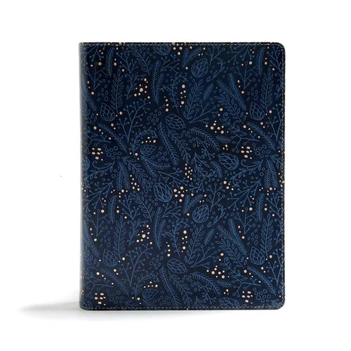 CSB Study Bible, Navy Leathertouch: Faithful and True - Imitation Leather
