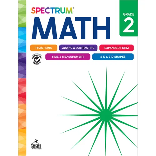 Spectrum Math Workbook, Grade 2 - Paperback