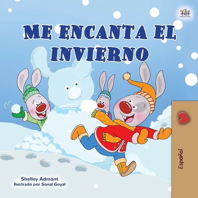 I Love Winter (Spanish Children's Book) - Paperback