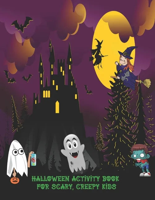 Kids Halloween Activity Book - Paperback