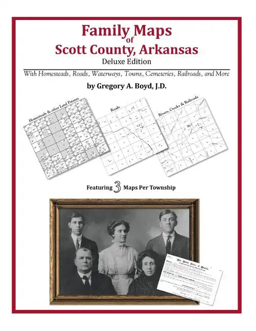 Family Maps of Scott County, Arkansas - Paperback