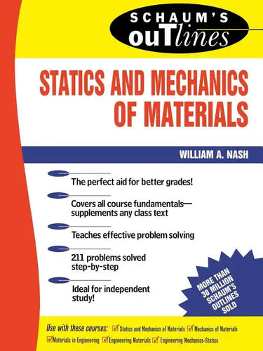 Schaum's Outline of Statics and Mechanics of Materials - Paperback