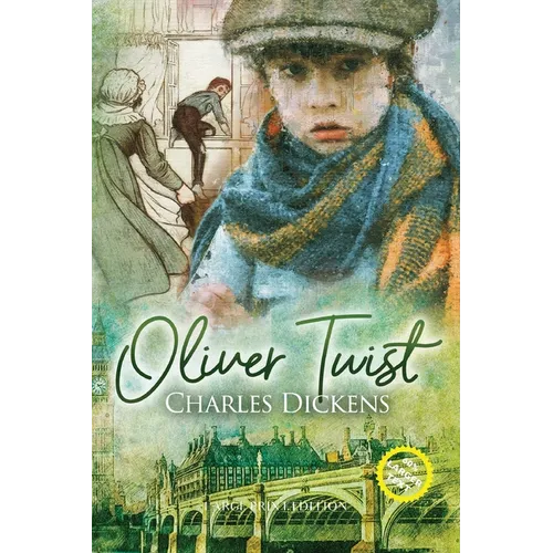 Oliver Twist (Large Print, Annotated) - Paperback