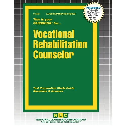 Vocational Rehabilitation Counselor - Paperback