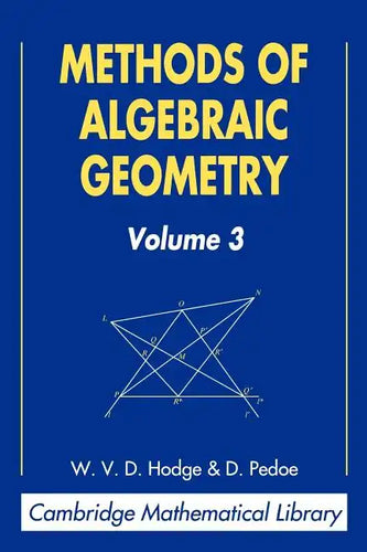 Methods of Algebraic Geometry: Volume 3 - Paperback