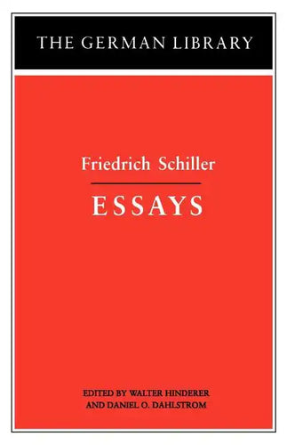 Essays: Friedrich Schiller - Paperback