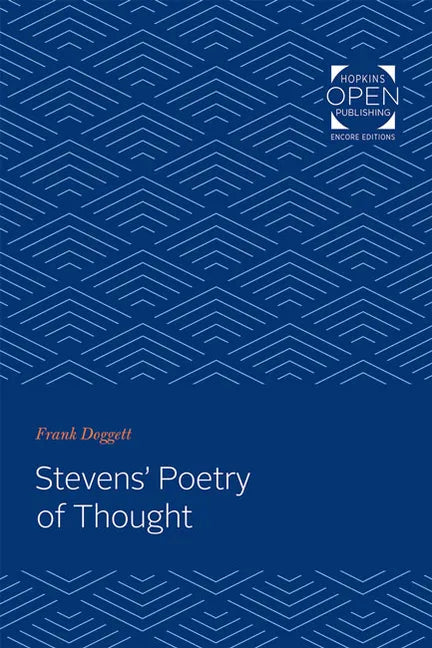 Stevens' Poetry of Thought - Paperback