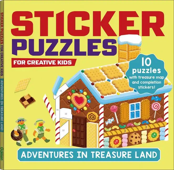 Sticker Puzzles; Adventures in Treasureland: For Creative Kids - Paperback