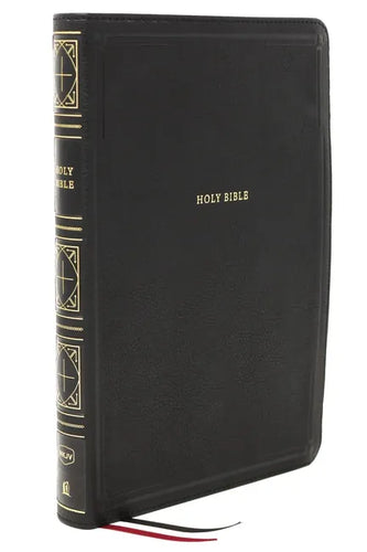 Nkjv, Thinline Bible, Giant Print, Leathersoft, Black, Red Letter Edition, Comfort Print: Holy Bible, New King James Version - Imitation Leather