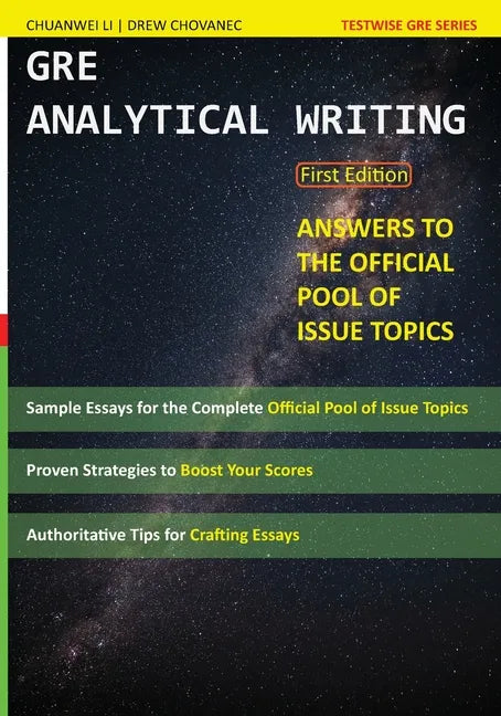GRE Analytical Writing: Answers to the Official Pool of Issue Topics - Paperback