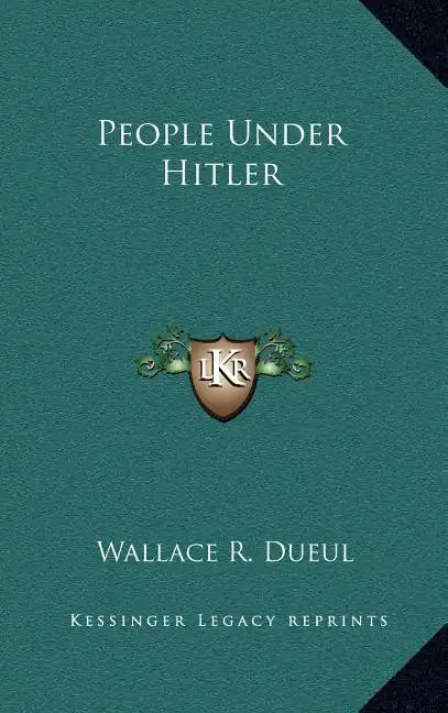 People Under Hitler - Hardcover