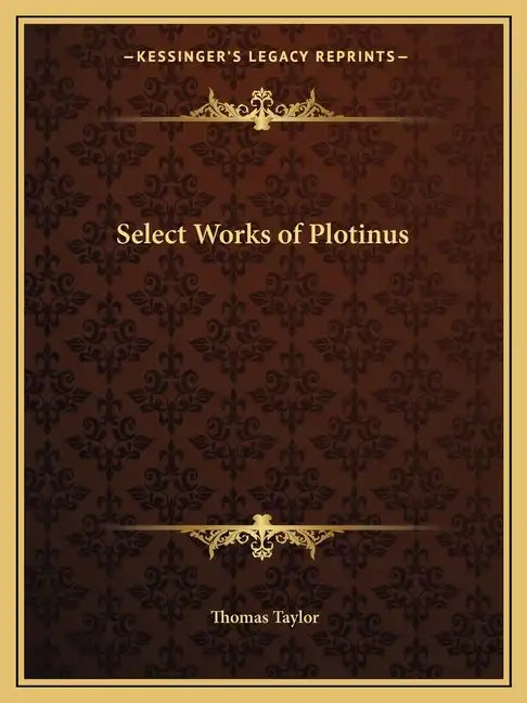 Select Works of Plotinus - Paperback