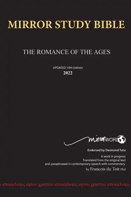 Mirror Study Bible 10th Edition 1200 page Hardcover Updated April 2025 [Excluding Acts] 7 X 10 Inch, Wide Margin. - Hardcover