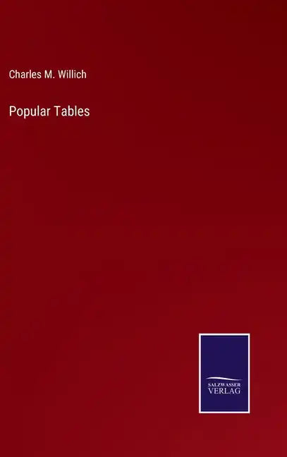 Popular Tables - Hardcover