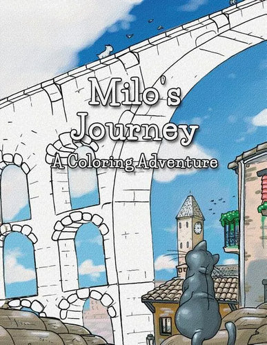 Milo's Journey: A Coloring / Painting book featuring the original illustrations from 'Milo & Ze'. - Paperback