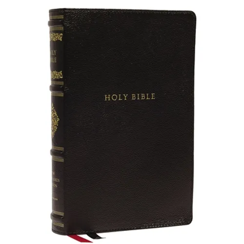 Nkjv, Personal Size Reference Bible, Sovereign Collection, Genuine Leather, Black, Red Letter, Thumb Indexed, Comfort Print: Holy Bible, New King Jame - Leather