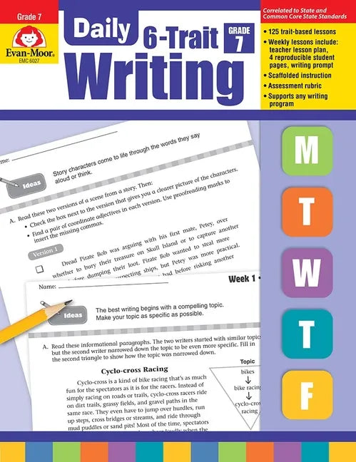 Daily 6-Trait Writing, Grade 7 Teacher Edition - Paperback