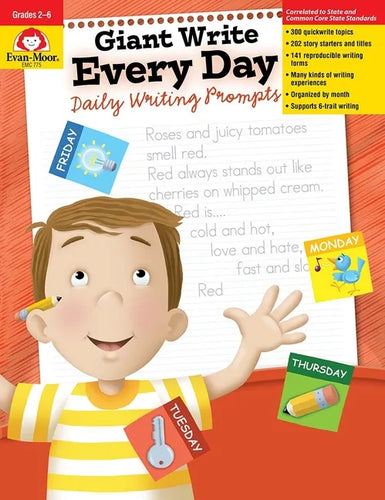 Giant Write Every Day: Daily Writing Prompts, Grade 2 - 6 Teacher Resource - Paperback