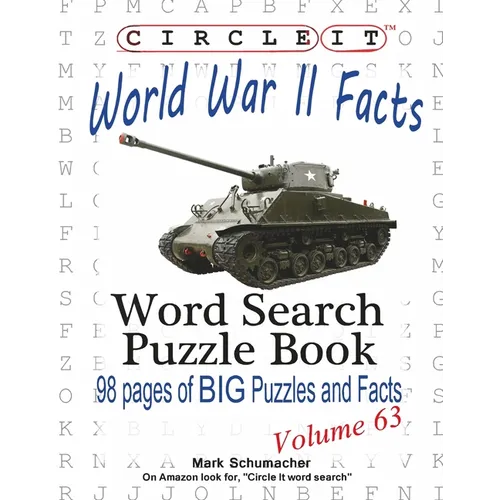 Circle It, World War II Facts, Word Search, Puzzle Book - Paperback