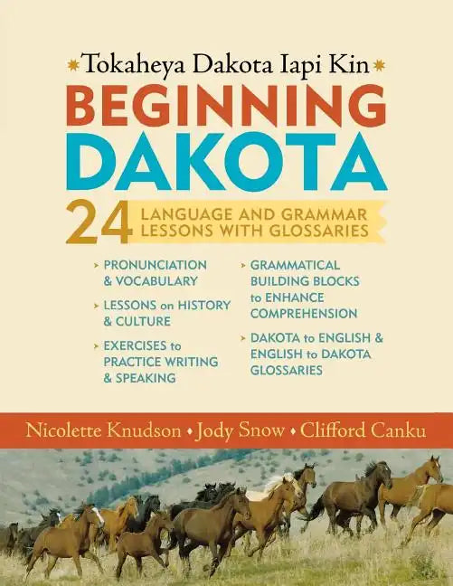 Beginning Dakota/Tokaheya Dakota Iapi Kin: 24 Language and Grammar Lessons with Glossaries - Paperback