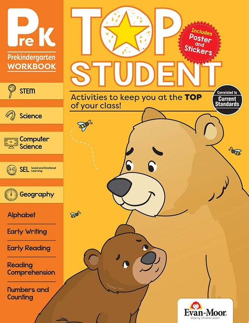 Top Student, Pre-Kindergarten Workbook - Paperback