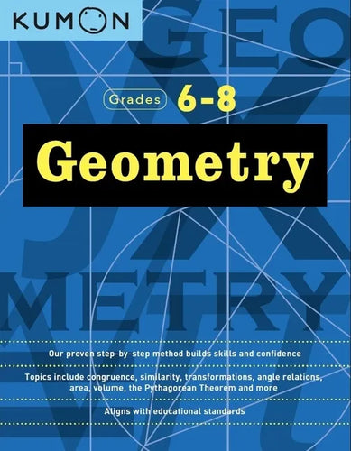 Kumon Grades 6-8 Geometry - Paperback