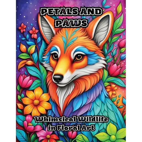 Petals and Paws: Whimsical Wildlife in Floral Art - Paperback