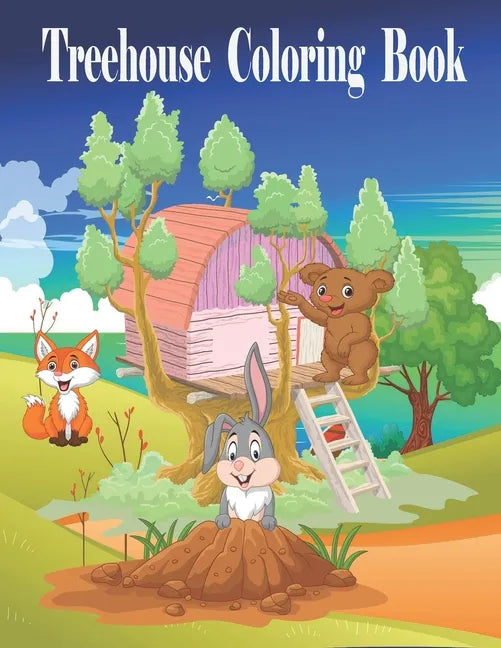 Treehouse Coloring Book: Magic treehouse Coloring Pages for kids / Treehouse Coloring Book for Kids - Paperback
