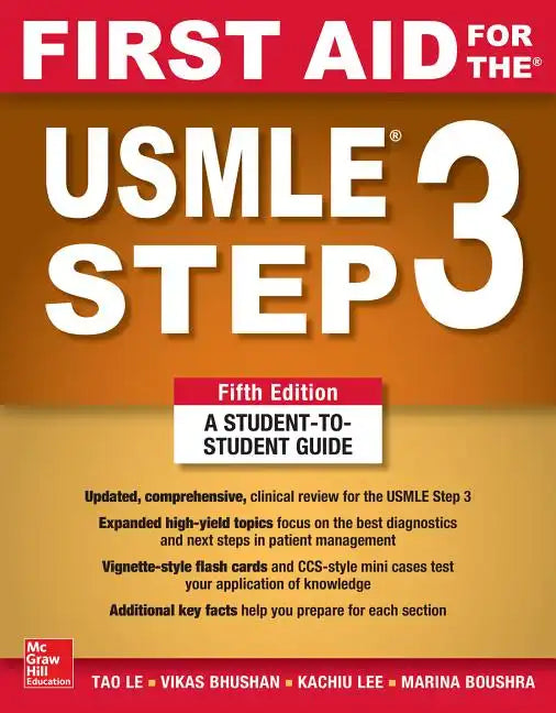 First Aid for the USMLE Step 3, Fifth Edition - Paperback