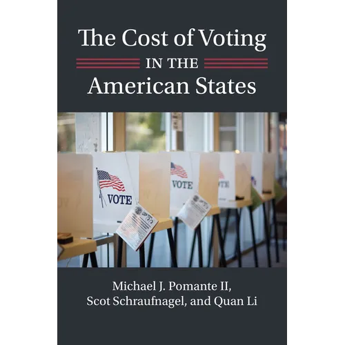 The Cost of Voting in the American States - Paperback