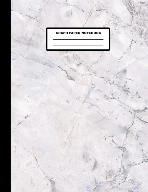 Graph Paper Notebook: Marble Cover Design - Quad Ruled - 120 Pages - 8.5