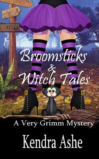 Broomsticks & Witch Tales: A Cozy Mystery Fairy Tale - Paperback