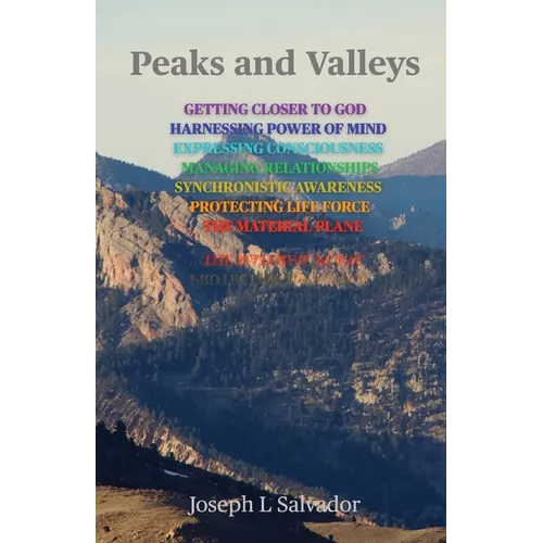 Peaks and Valleys: Getting Closer to God, Harnessing Power of Mind, Expressing Consciousness, Managing Relationships, Synchronistic Awareness, Protect - Paperback