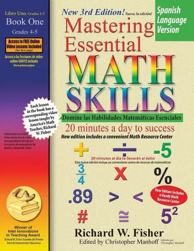 Mastering Essential Math Skills Book 1, Spanish Language Version - Paperback