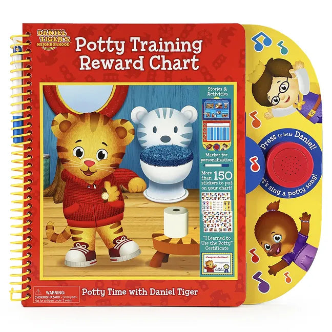 Daniel Tiger Potty Training Reward Chart - Hardcover
