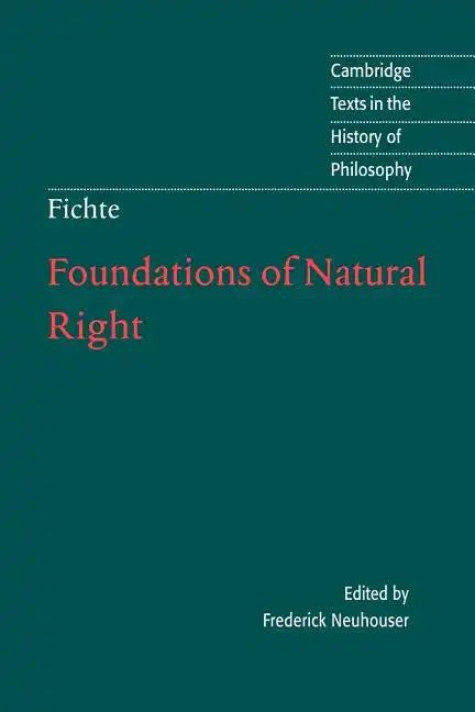 Foundations of Natural Right - Paperback